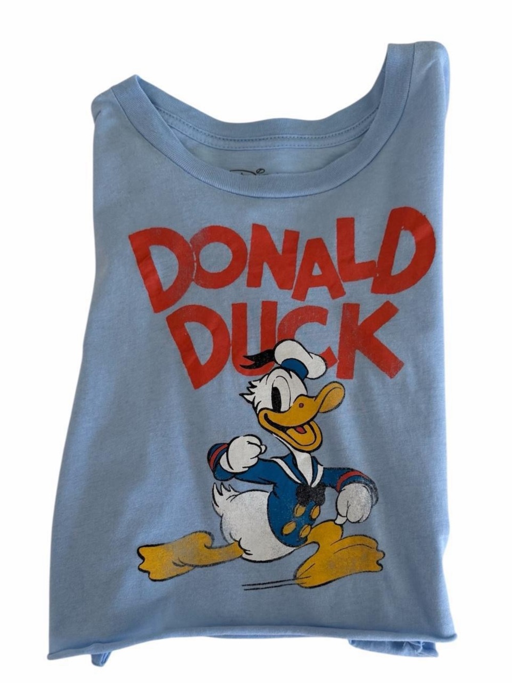 Disney Donald Duck Cropped Graphic Tee - Picture 3 of 6